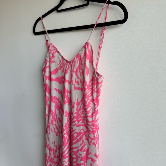 NWOT RESA Revolve Lily Pink White Animal Print Midi Dress Small - Picture 5 of 8